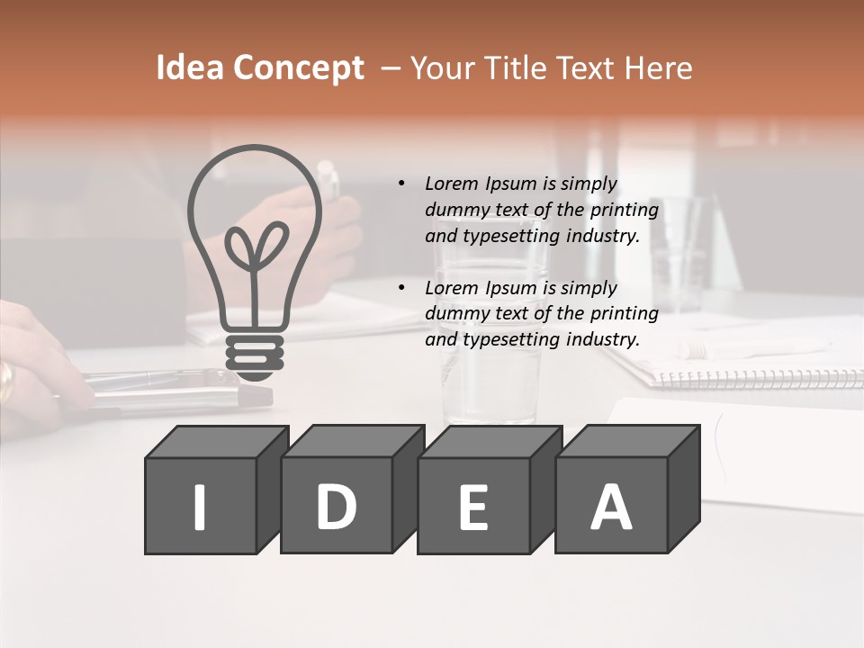 Businesswoman Giving Presentation PowerPoint Template