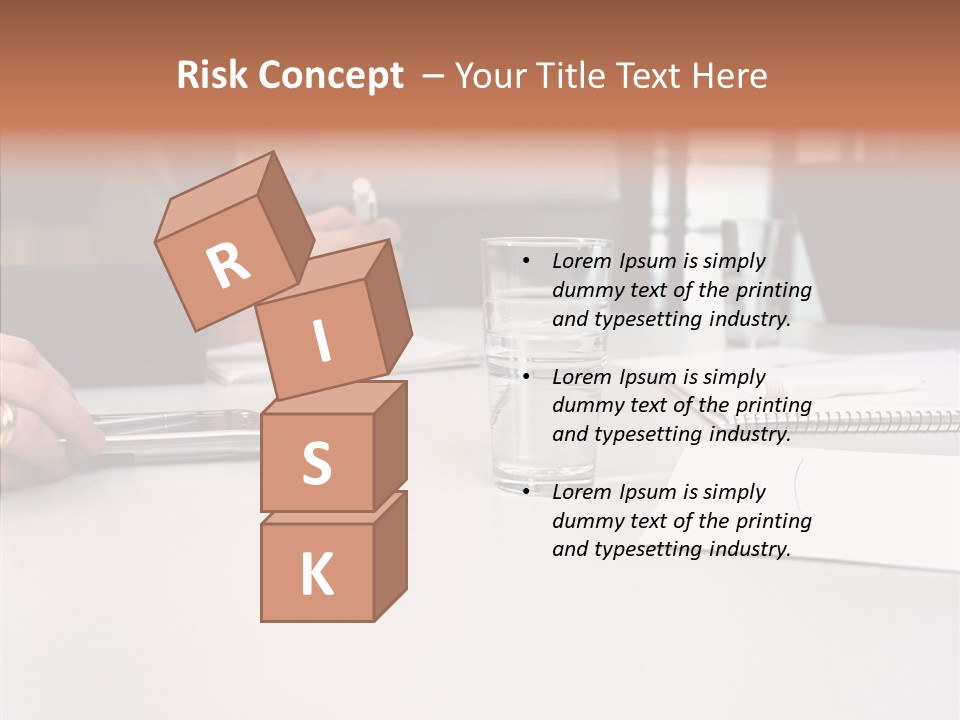 Businesswoman Giving Presentation PowerPoint Template