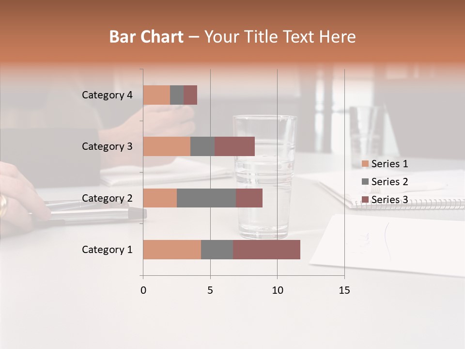 Businesswoman Giving Presentation PowerPoint Template