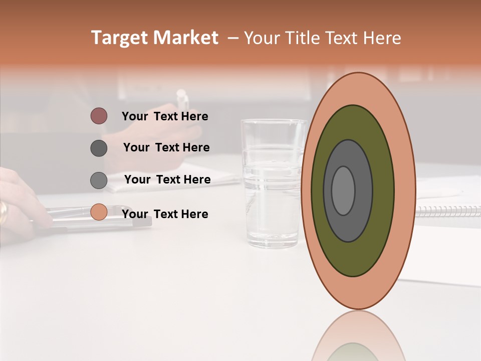 Businesswoman Giving Presentation PowerPoint Template