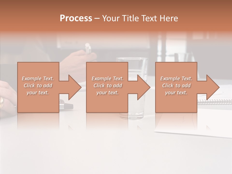Businesswoman Giving Presentation PowerPoint Template