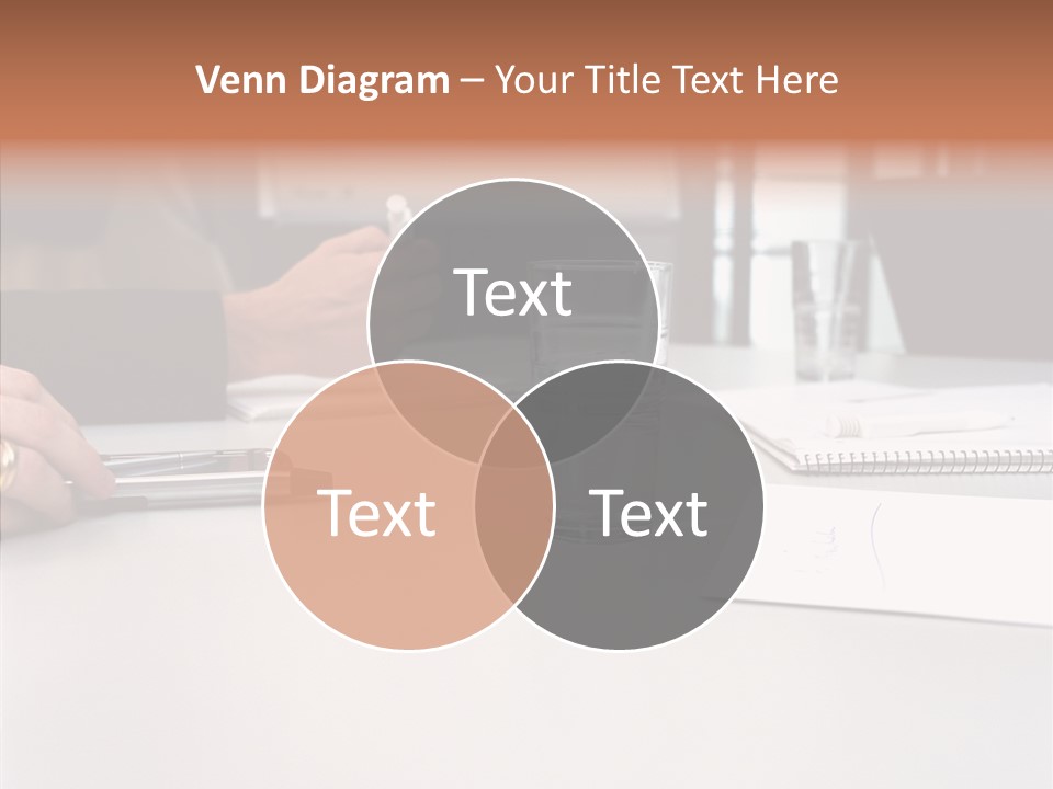 Businesswoman Giving Presentation PowerPoint Template