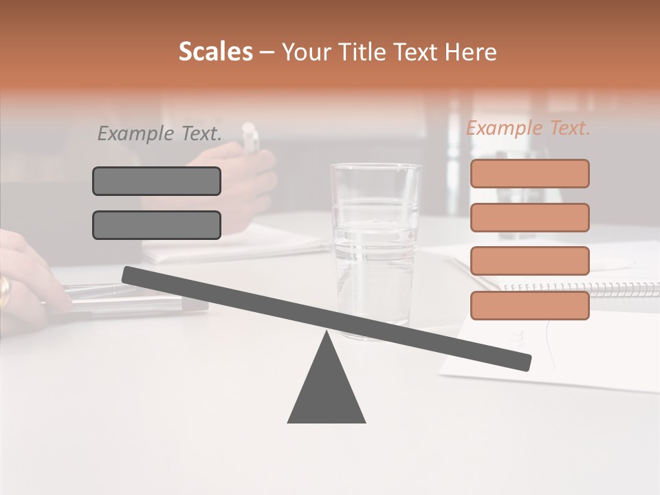 Businesswoman Giving Presentation PowerPoint Template