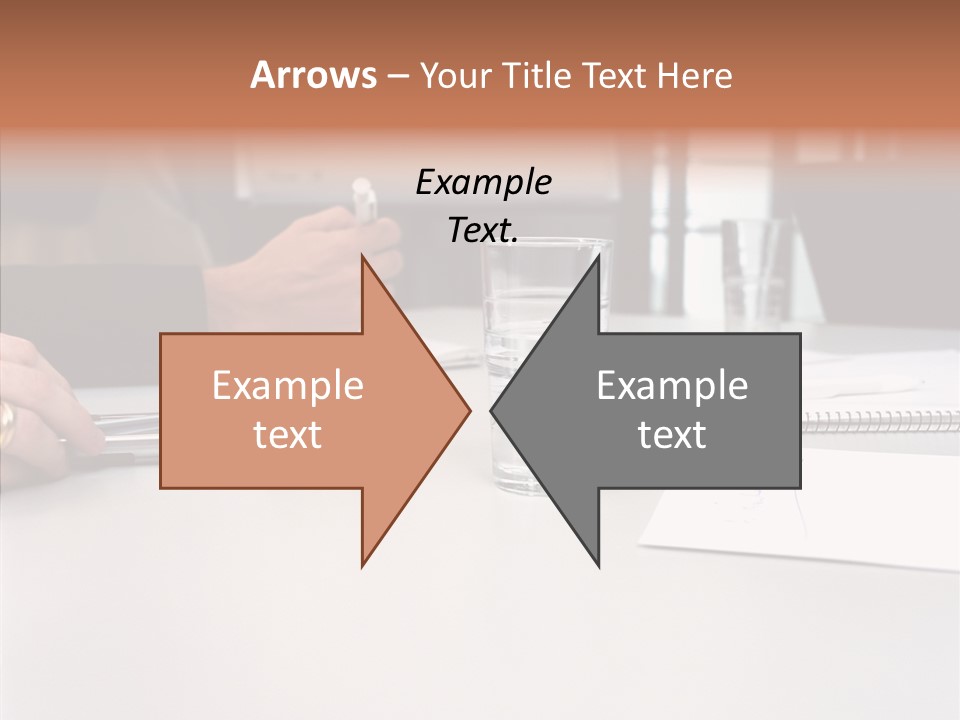 Businesswoman Giving Presentation PowerPoint Template