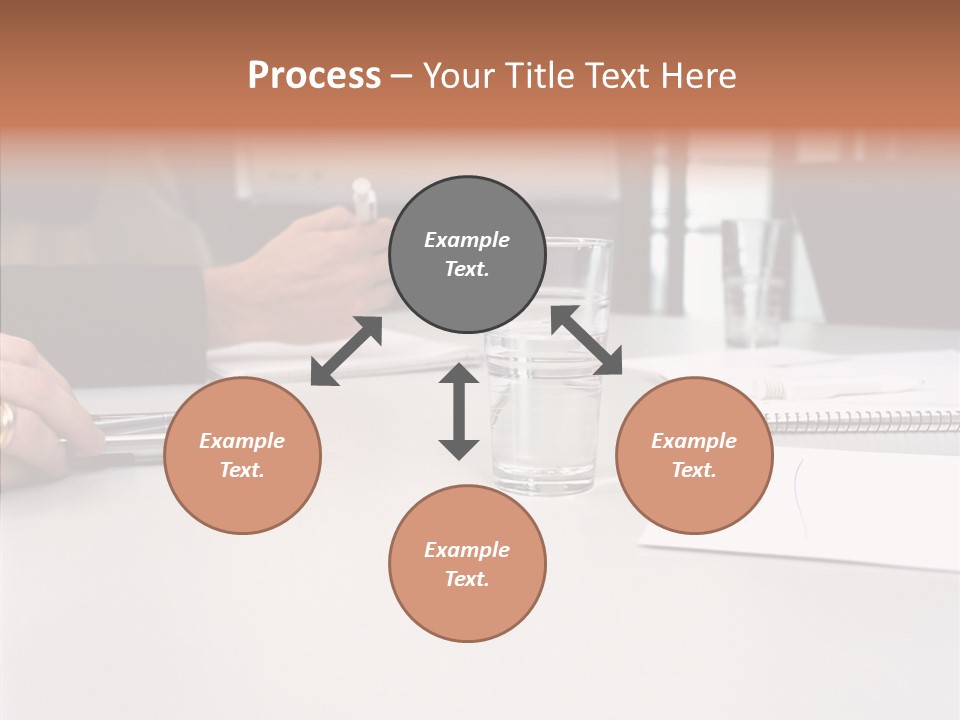 Businesswoman Giving Presentation PowerPoint Template