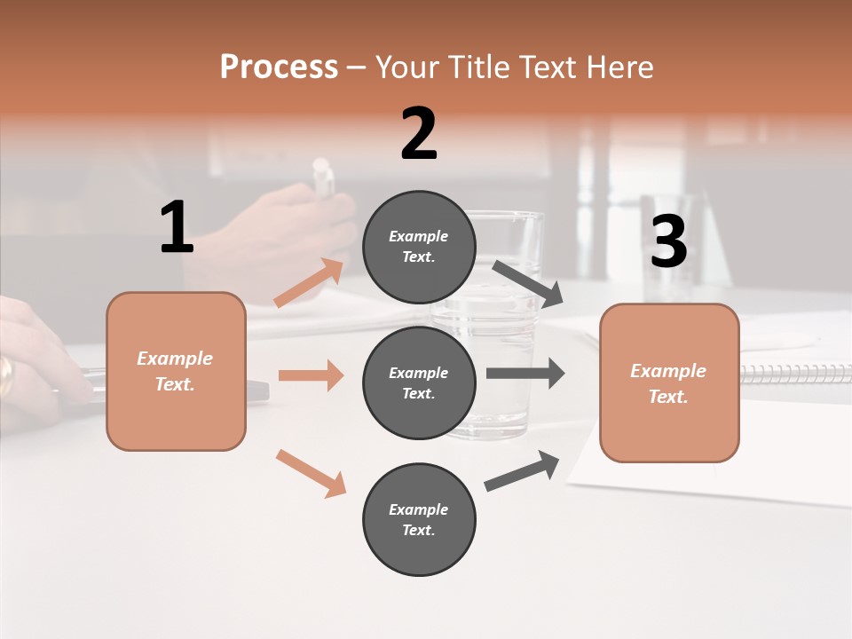 Businesswoman Giving Presentation PowerPoint Template