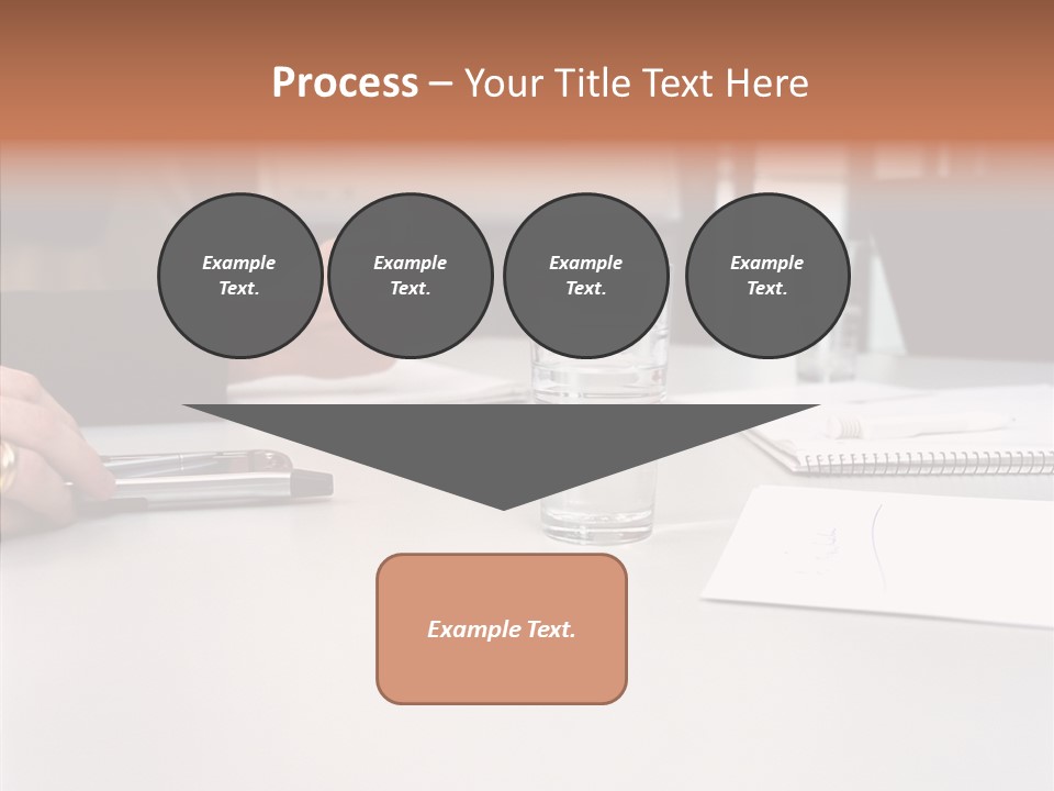 Businesswoman Giving Presentation PowerPoint Template