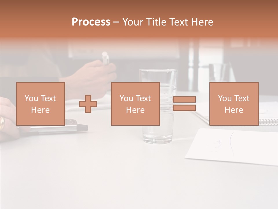 Businesswoman Giving Presentation PowerPoint Template