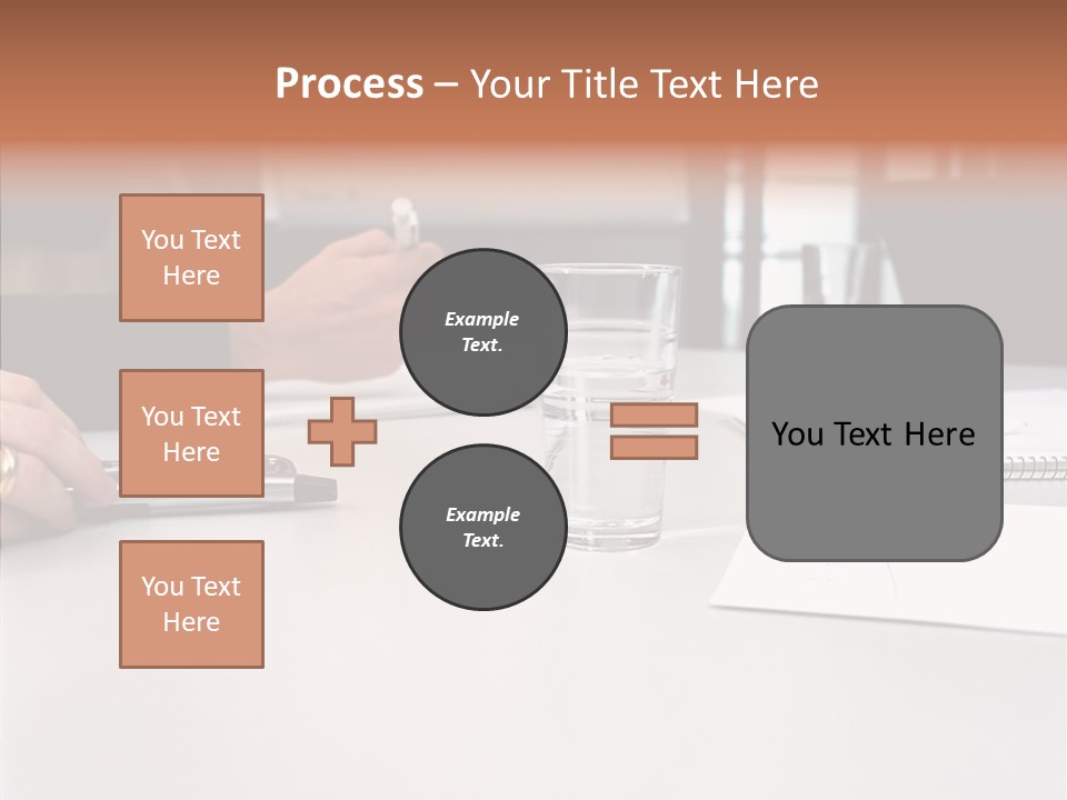 Businesswoman Giving Presentation PowerPoint Template