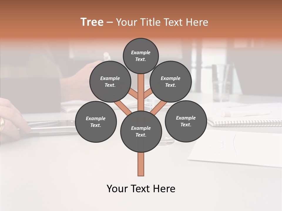 Businesswoman Giving Presentation PowerPoint Template