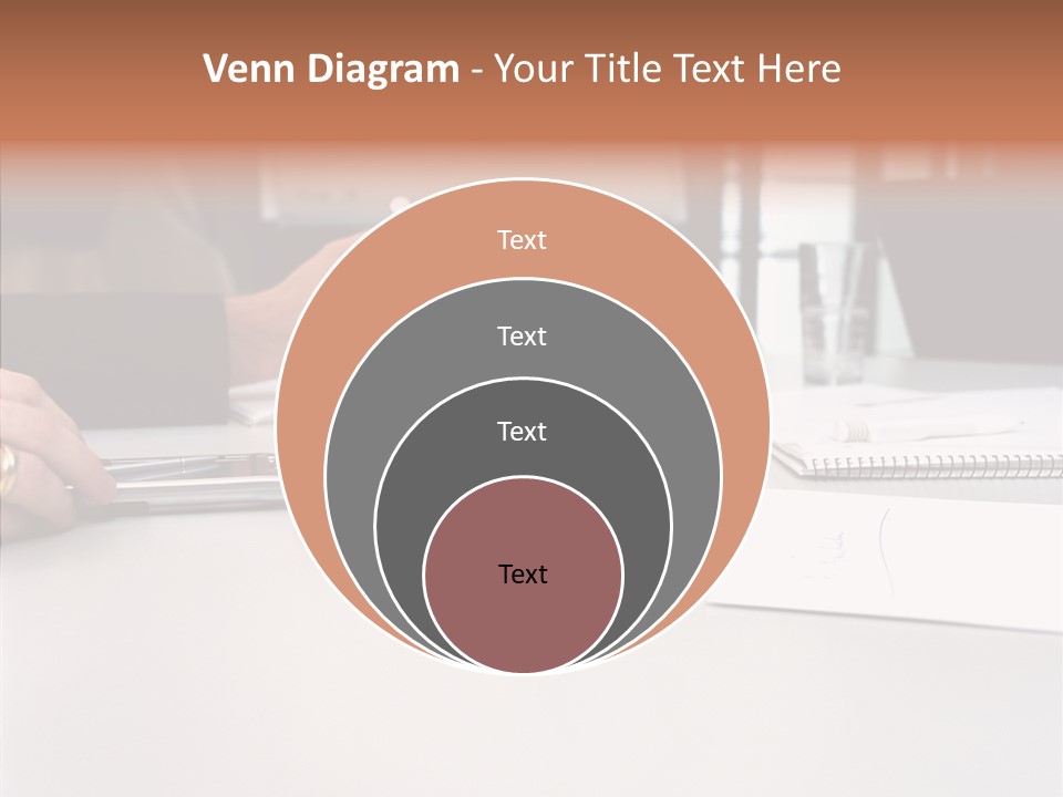 Businesswoman Giving Presentation PowerPoint Template