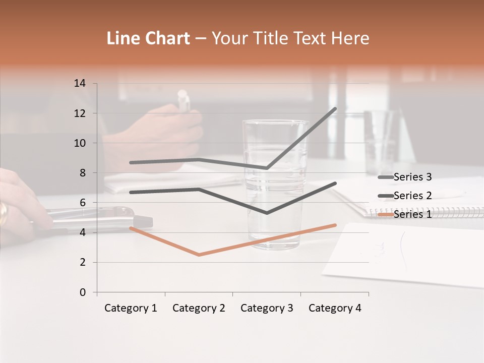 Businesswoman Giving Presentation PowerPoint Template