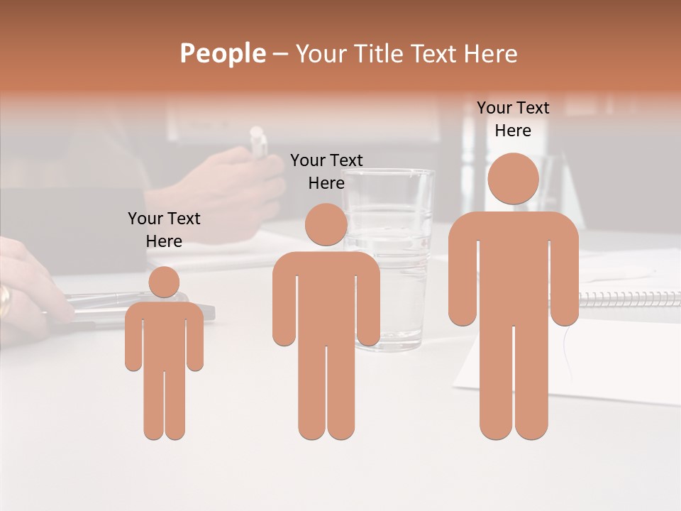 Businesswoman Giving Presentation PowerPoint Template