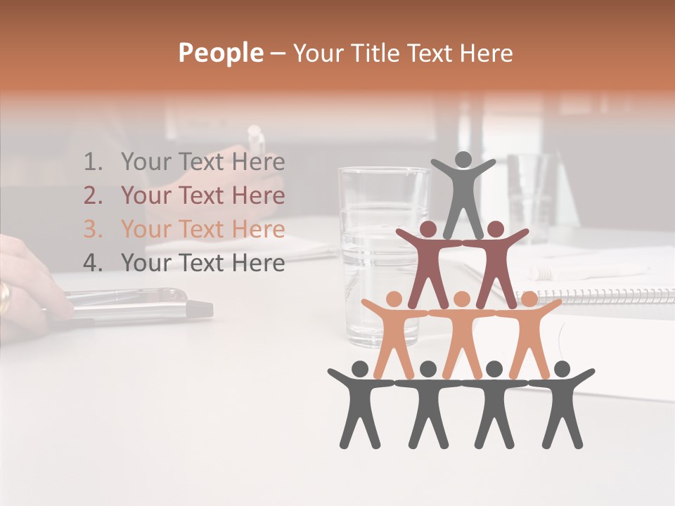 Businesswoman Giving Presentation PowerPoint Template