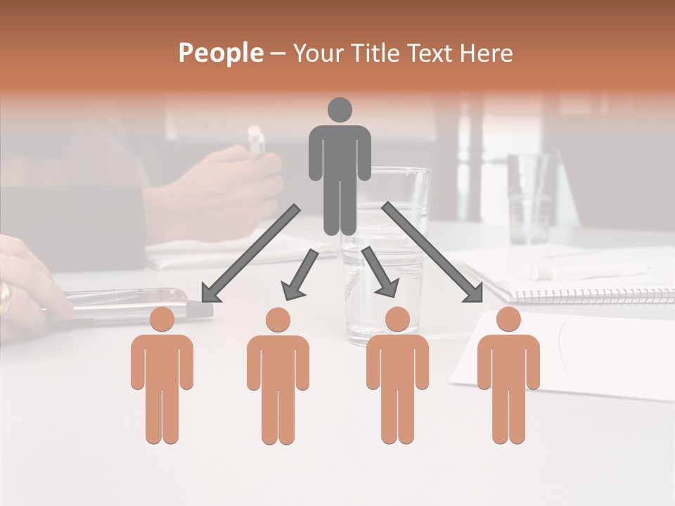 Businesswoman Giving Presentation PowerPoint Template