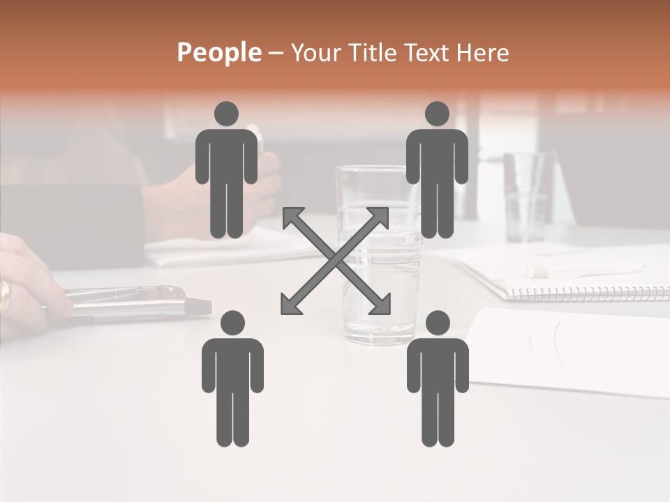 Businesswoman Giving Presentation PowerPoint Template