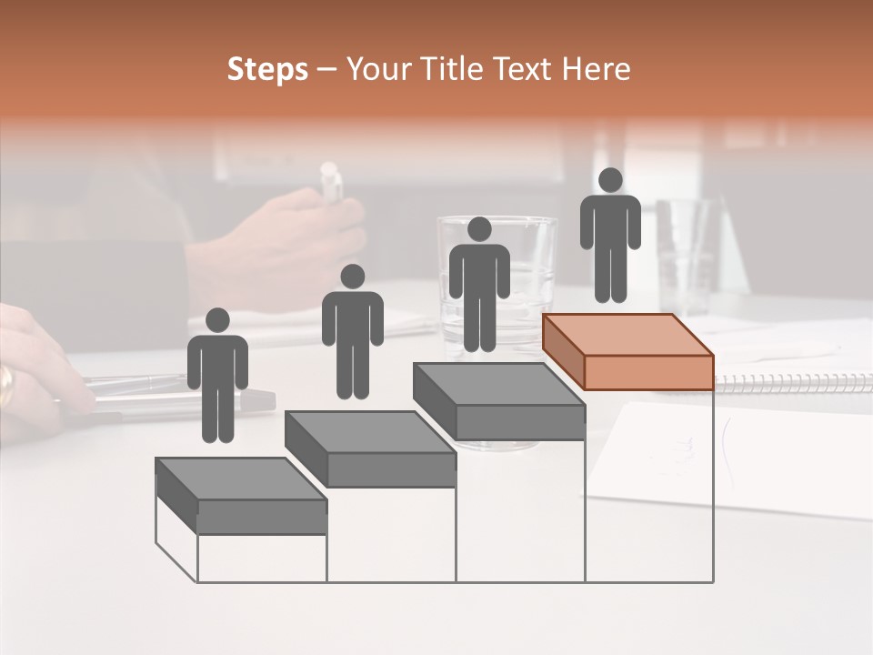 Businesswoman Giving Presentation PowerPoint Template