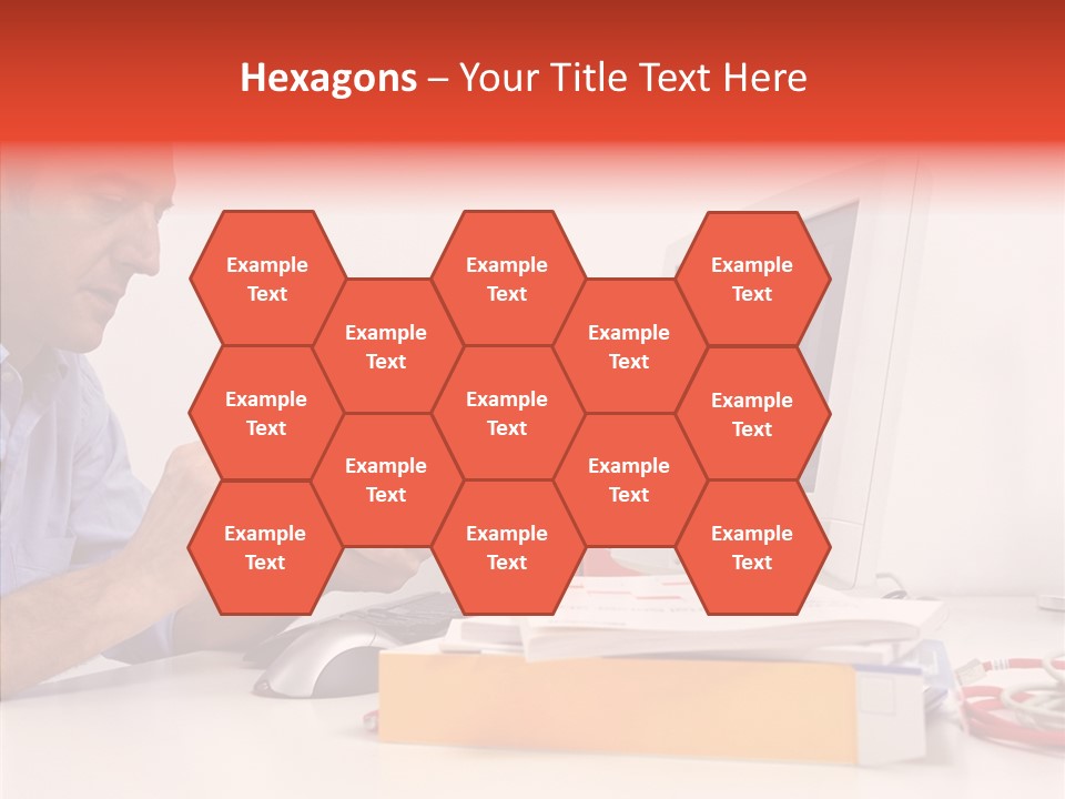 Manager Solves Tasks PowerPoint Template