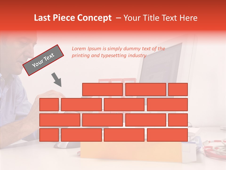 Manager Solves Tasks PowerPoint Template