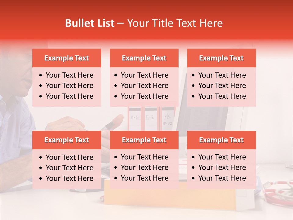 Manager Solves Tasks PowerPoint Template