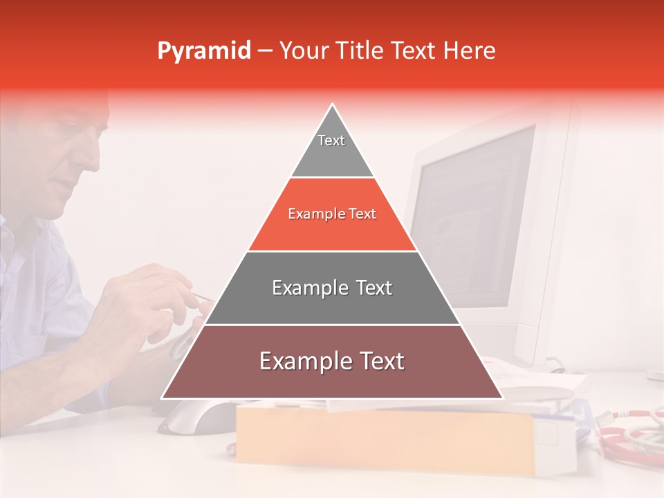 Manager Solves Tasks PowerPoint Template