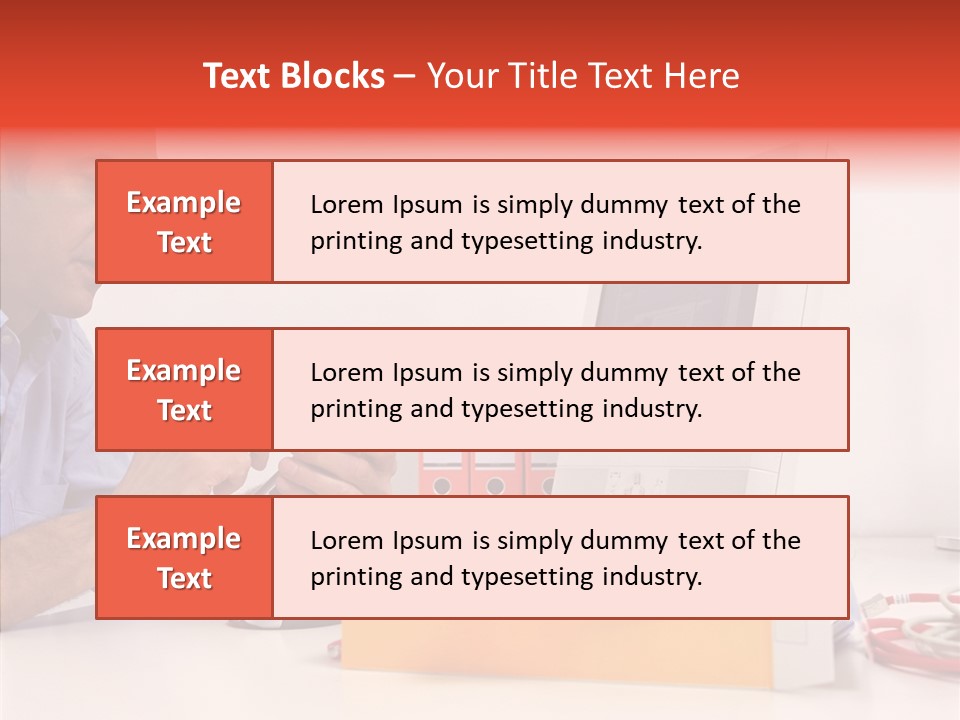 Manager Solves Tasks PowerPoint Template