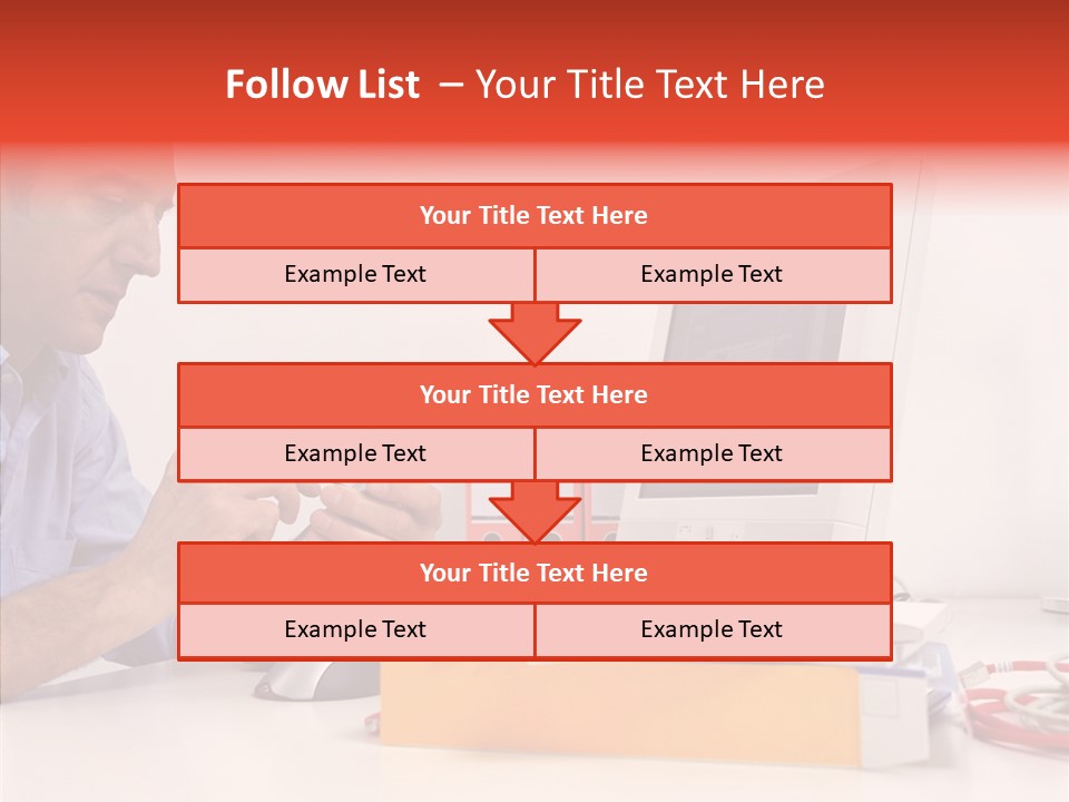 Manager Solves Tasks PowerPoint Template