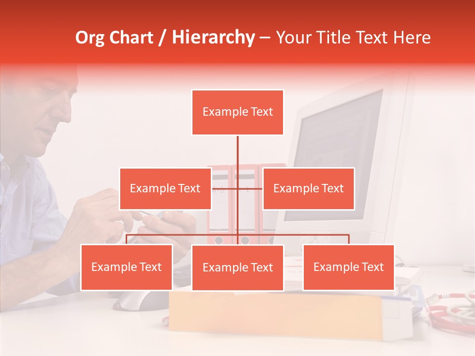 Manager Solves Tasks PowerPoint Template