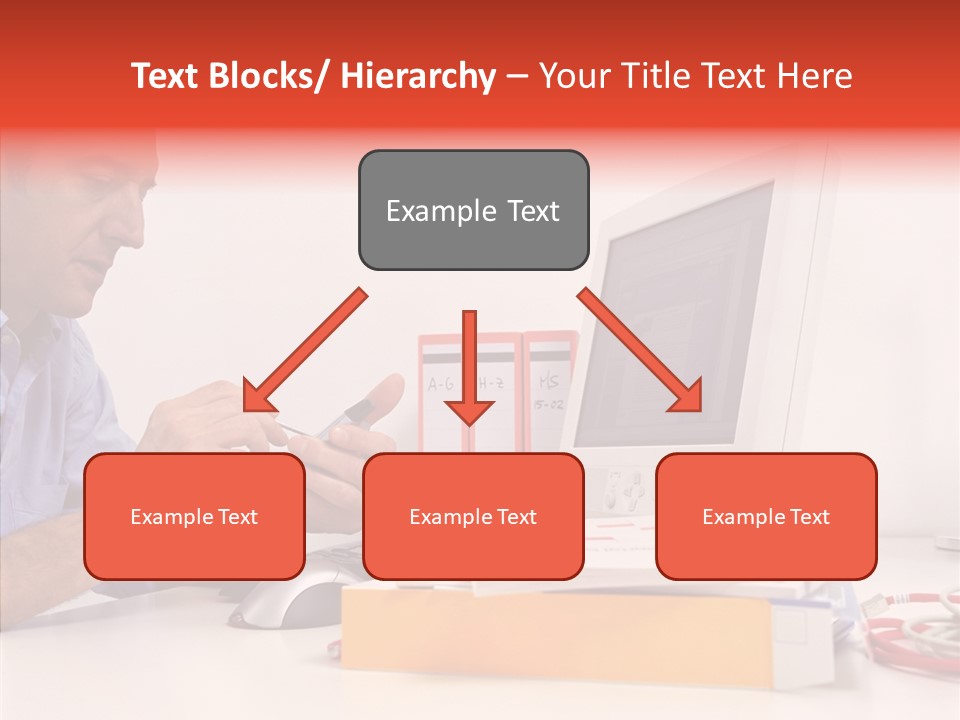 Manager Solves Tasks PowerPoint Template