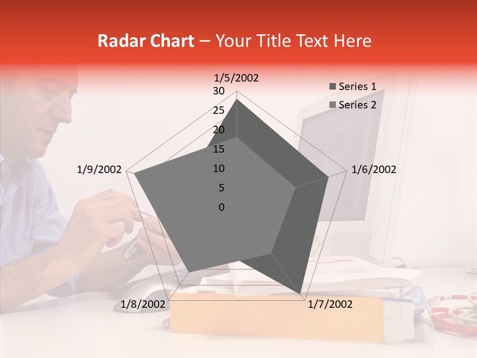 Manager Solves Tasks PowerPoint Template