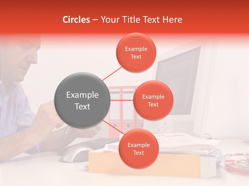 Manager Solves Tasks PowerPoint Template