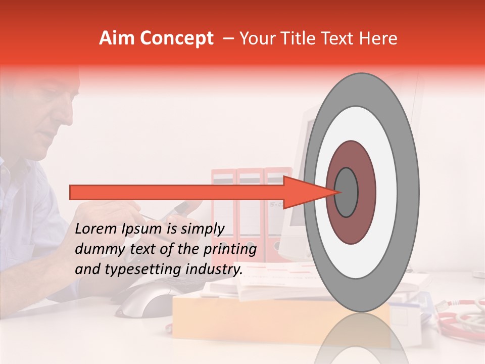 Manager Solves Tasks PowerPoint Template