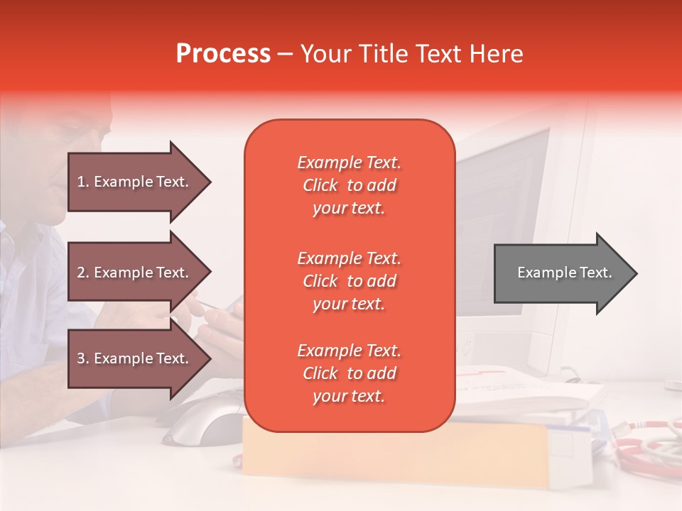 Manager Solves Tasks PowerPoint Template