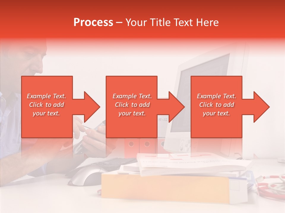 Manager Solves Tasks PowerPoint Template