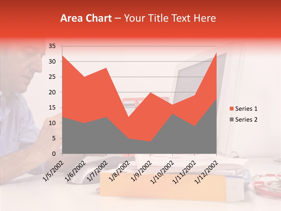 Manager Solves Tasks PowerPoint Template