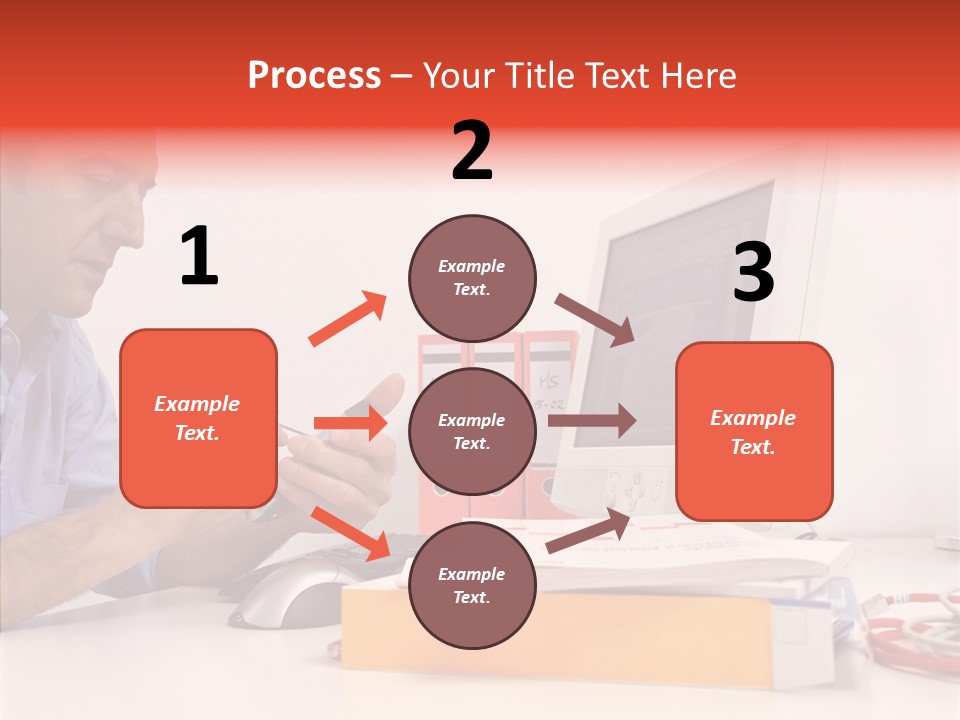 Manager Solves Tasks PowerPoint Template