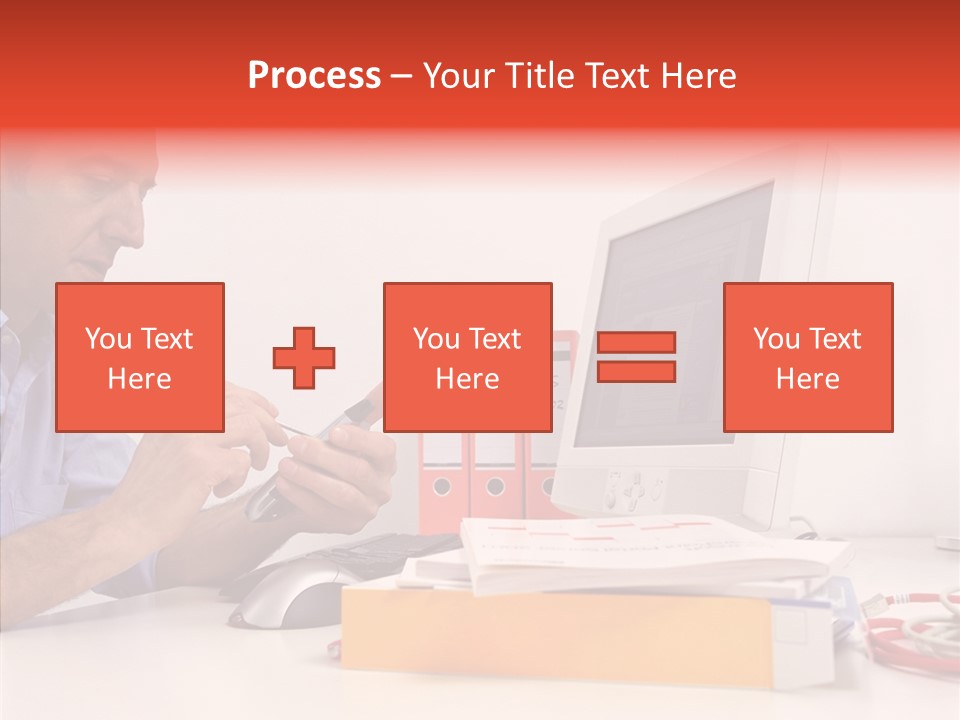 Manager Solves Tasks PowerPoint Template