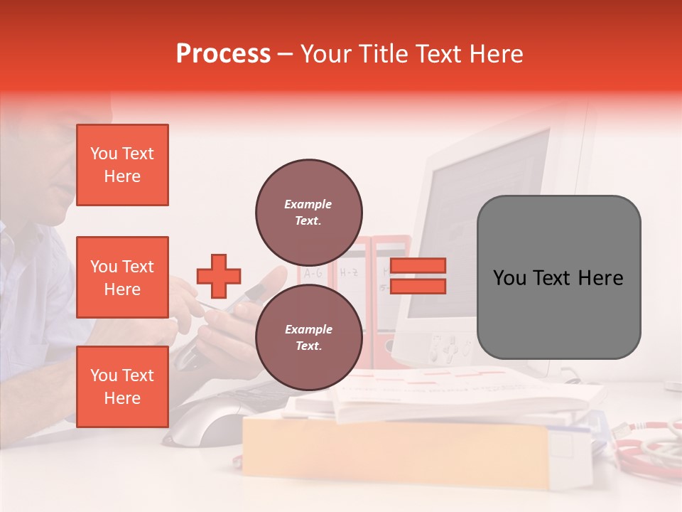 Manager Solves Tasks PowerPoint Template