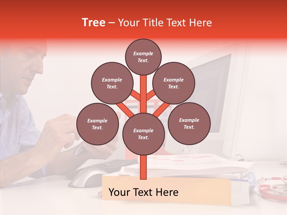 Manager Solves Tasks PowerPoint Template