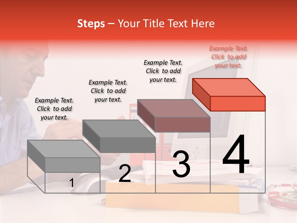 Manager Solves Tasks PowerPoint Template