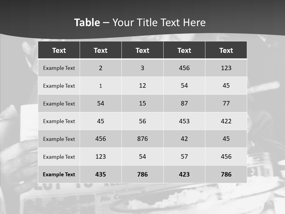 Fidel Castro Shows Clipping Newspapers PowerPoint Template