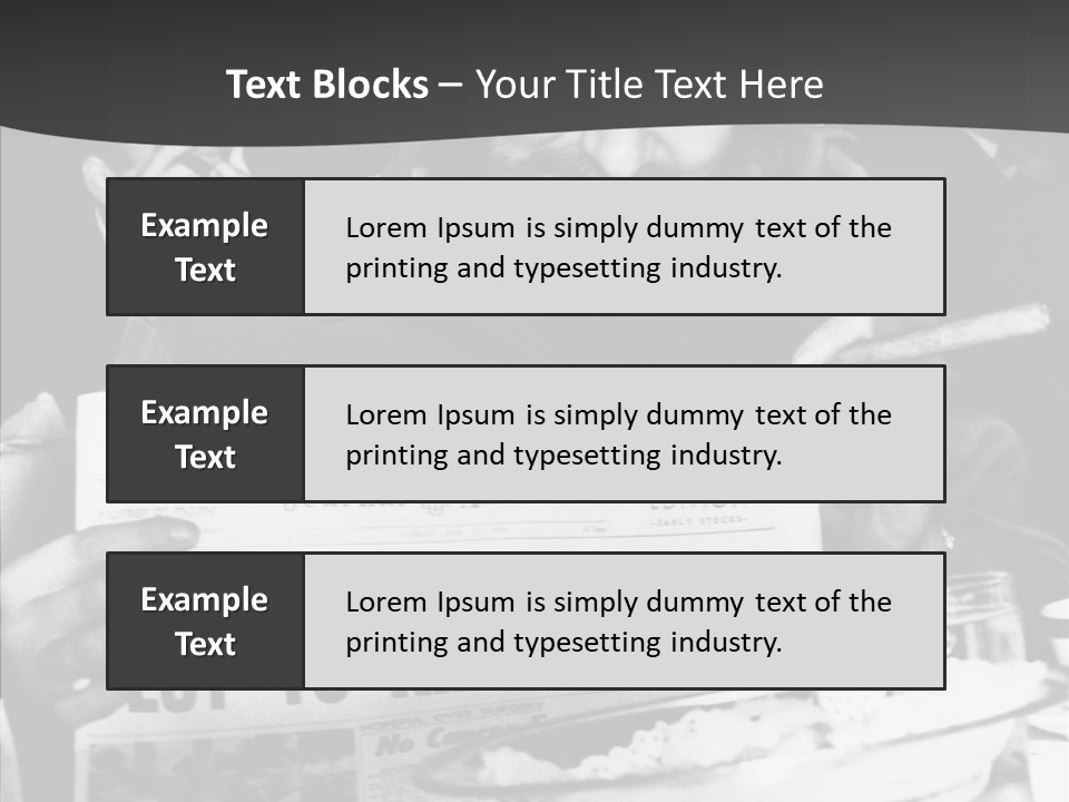 Fidel Castro Shows Clipping Newspapers PowerPoint Template