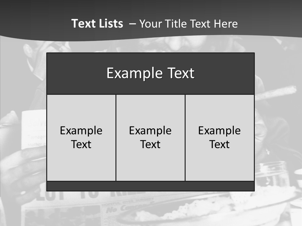 Fidel Castro Shows Clipping Newspapers PowerPoint Template