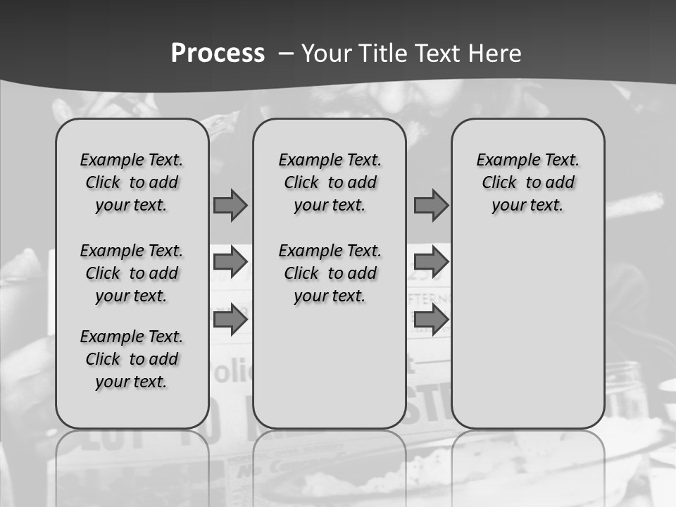 Fidel Castro Shows Clipping Newspapers PowerPoint Template