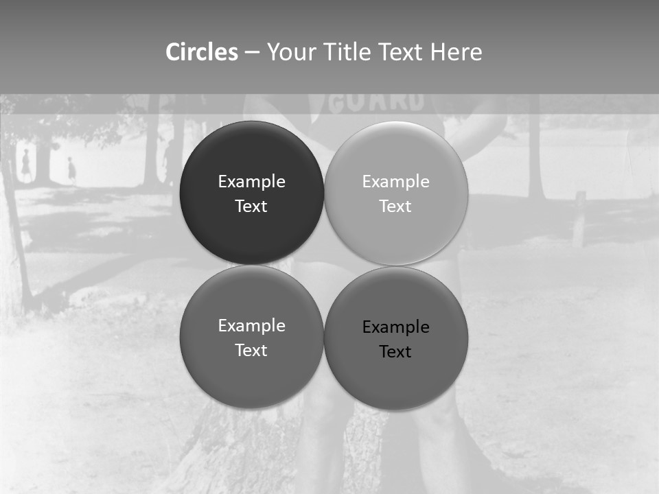 Sportsman 20 Th Century Poses For The Camera PowerPoint Template