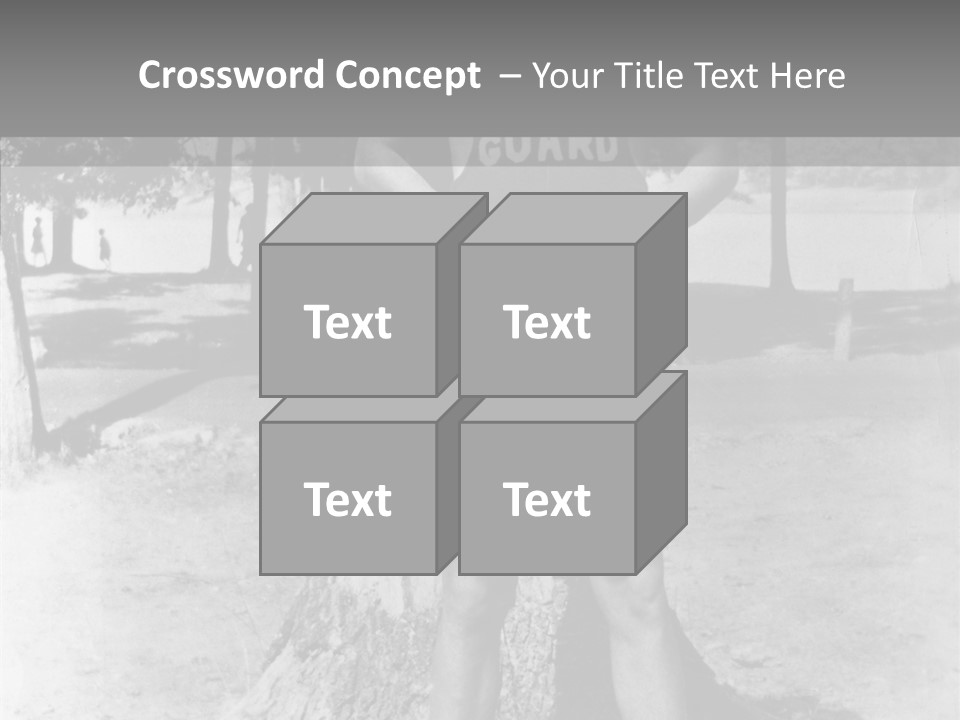 Sportsman 20 Th Century Poses For The Camera PowerPoint Template