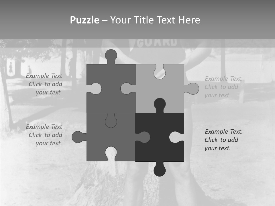 Sportsman 20 Th Century Poses For The Camera PowerPoint Template