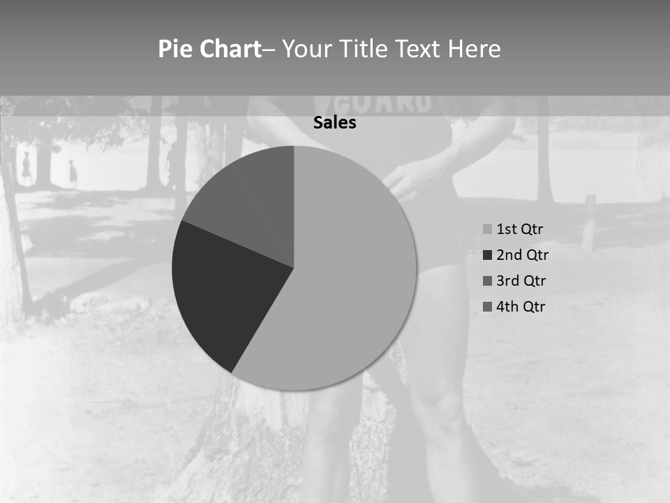 Sportsman 20 Th Century Poses For The Camera PowerPoint Template