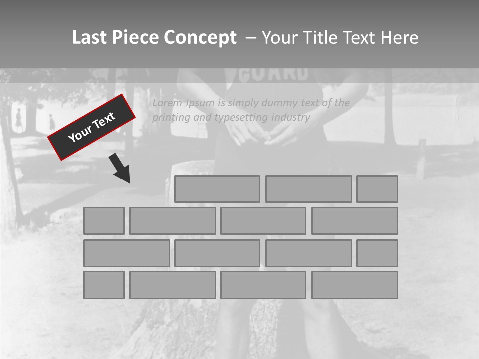 Sportsman 20 Th Century Poses For The Camera PowerPoint Template