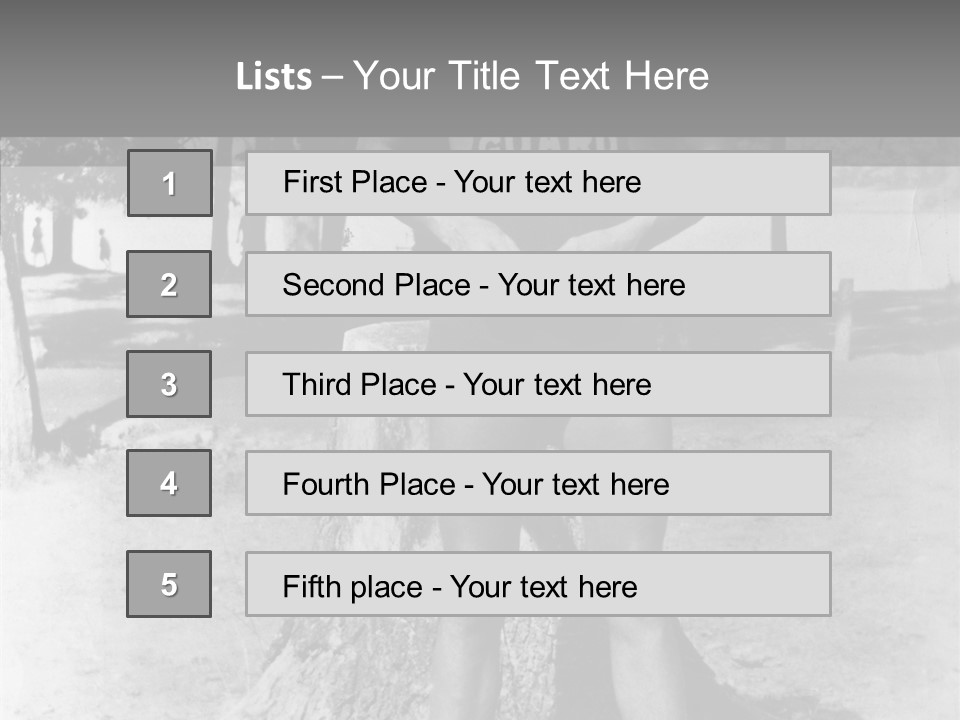 Sportsman 20 Th Century Poses For The Camera PowerPoint Template